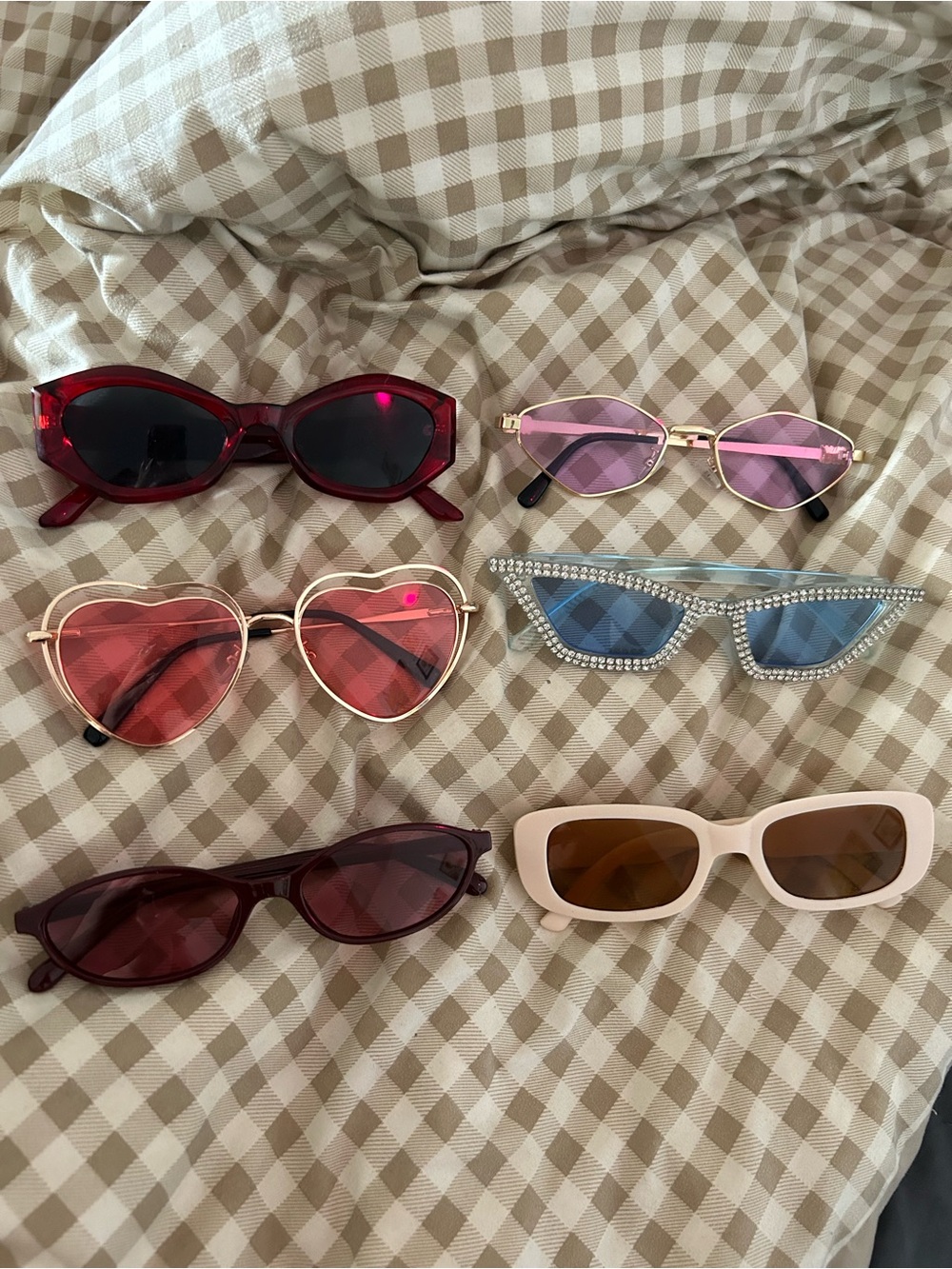 Mixed Color Women’s Fashion Sunglasses Set